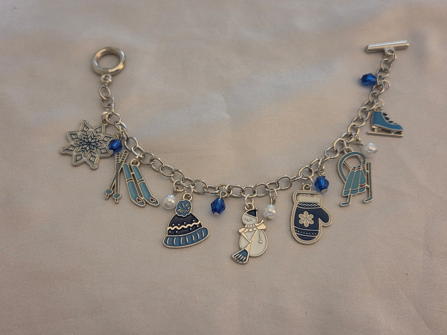 Winter charm bracelet