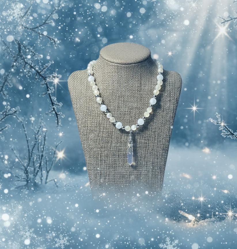 Christmas Necklace opalite