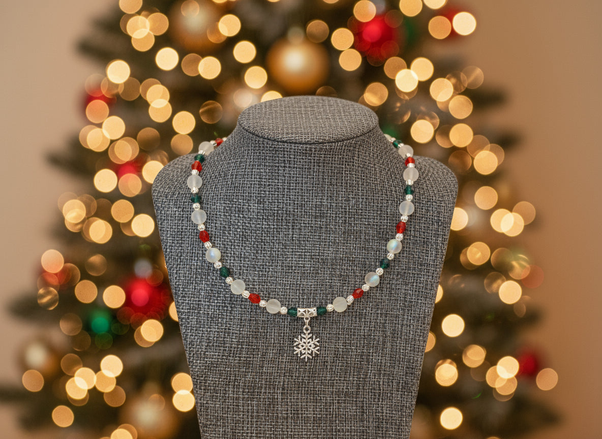 Christmas Necklace snowflake