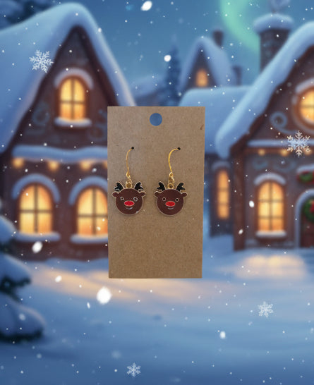 Christmas Earring Reindeer
