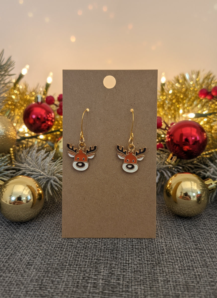 Christmas Earrings reindeer