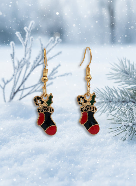 Christmas Earrings stockings
