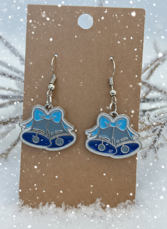 Winter Earrings blue bells