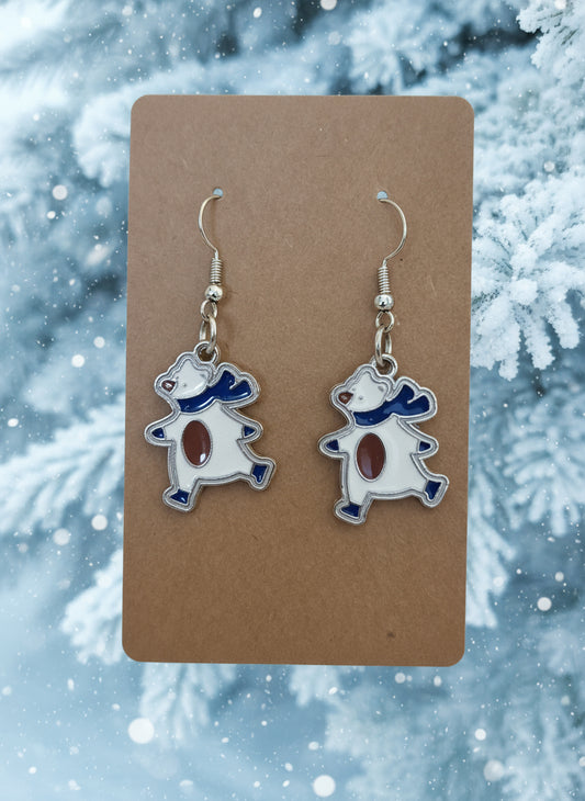Winter Earrings polar bear