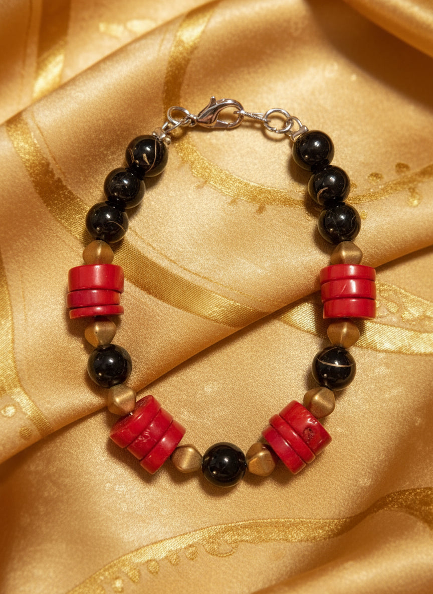 Full set red coral