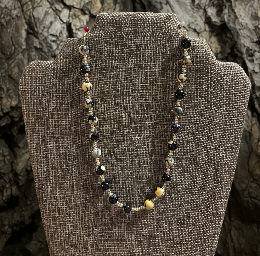 Necklace Orca Agate