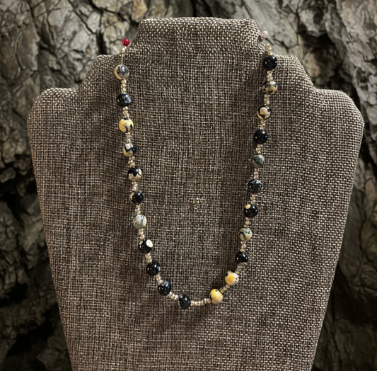 Necklace Orca Agate