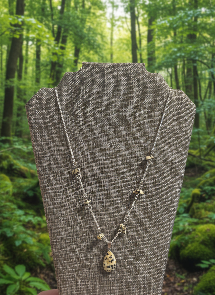Dalmation Jasper Necklace