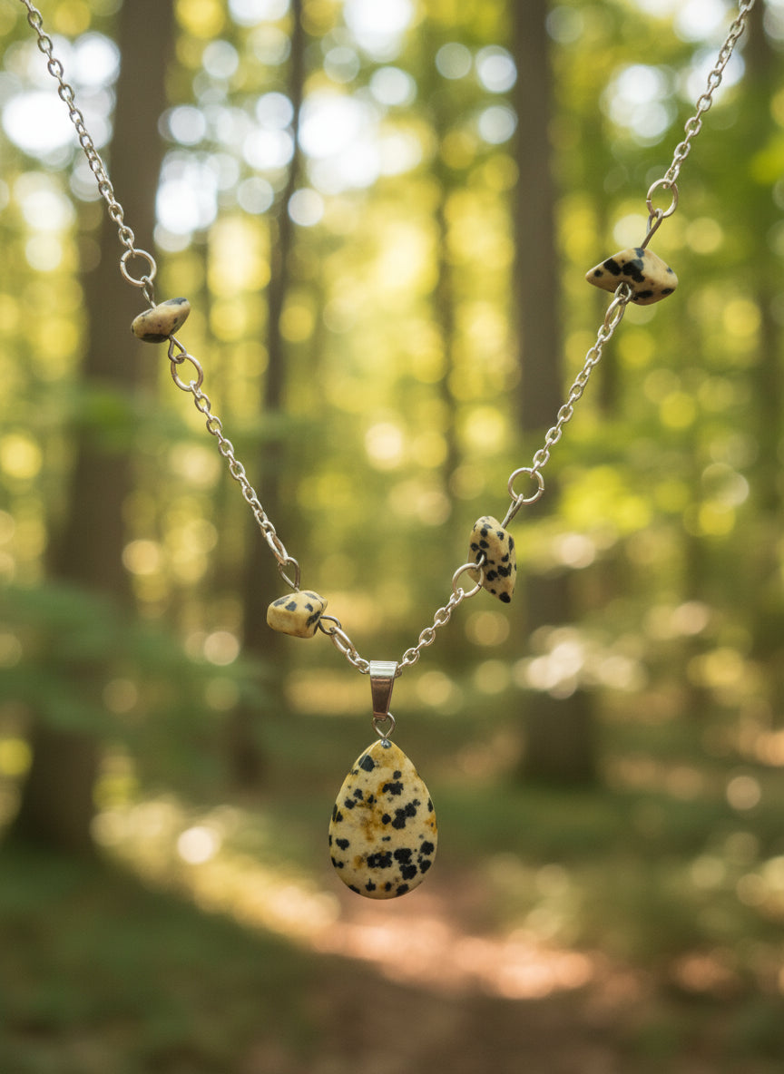 Dalmation Jasper Necklace