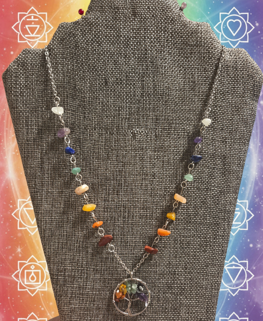 Seven chakra necklace
