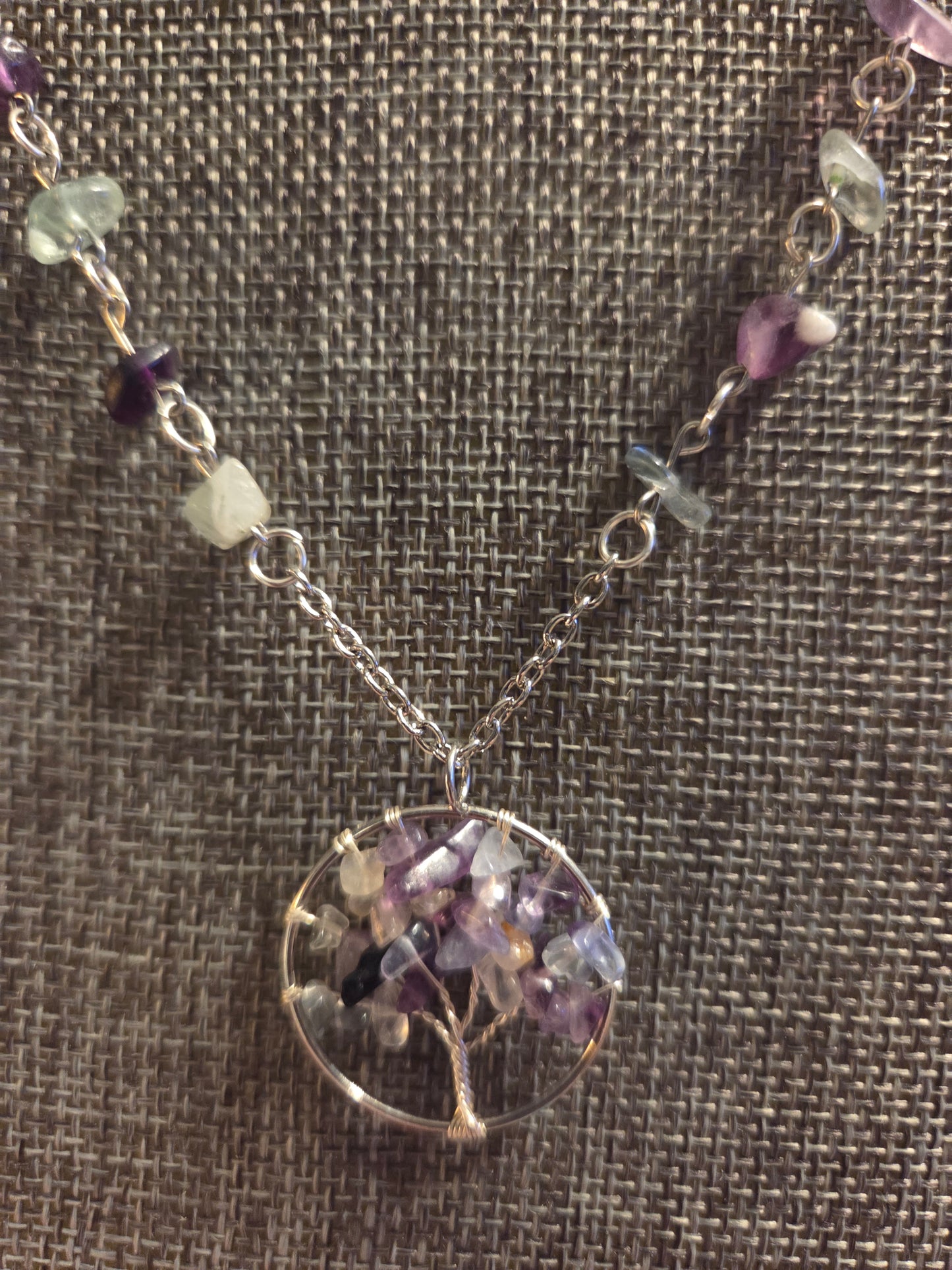 Fluoride tree of life Necklace