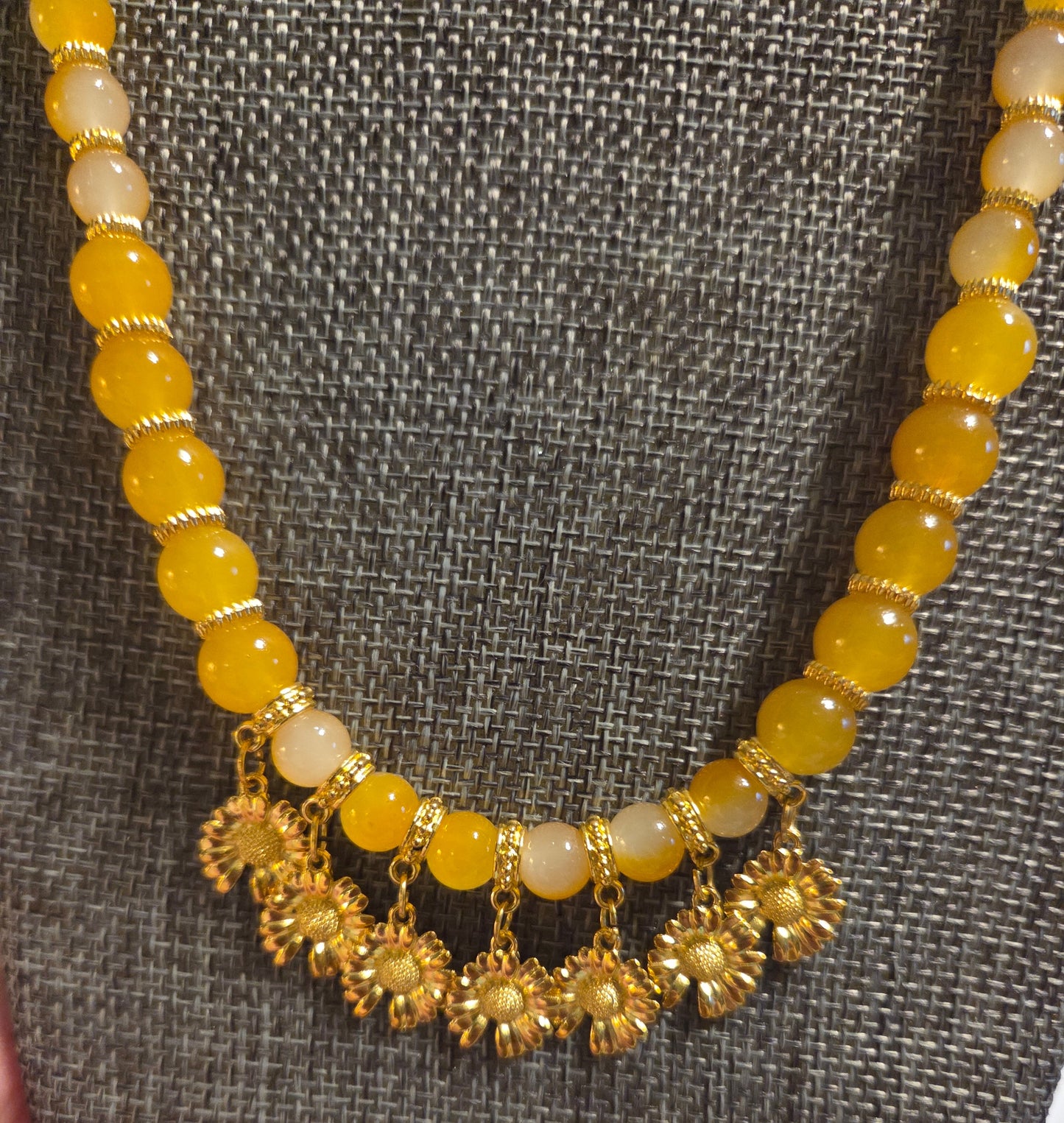 Sunflower Necklace