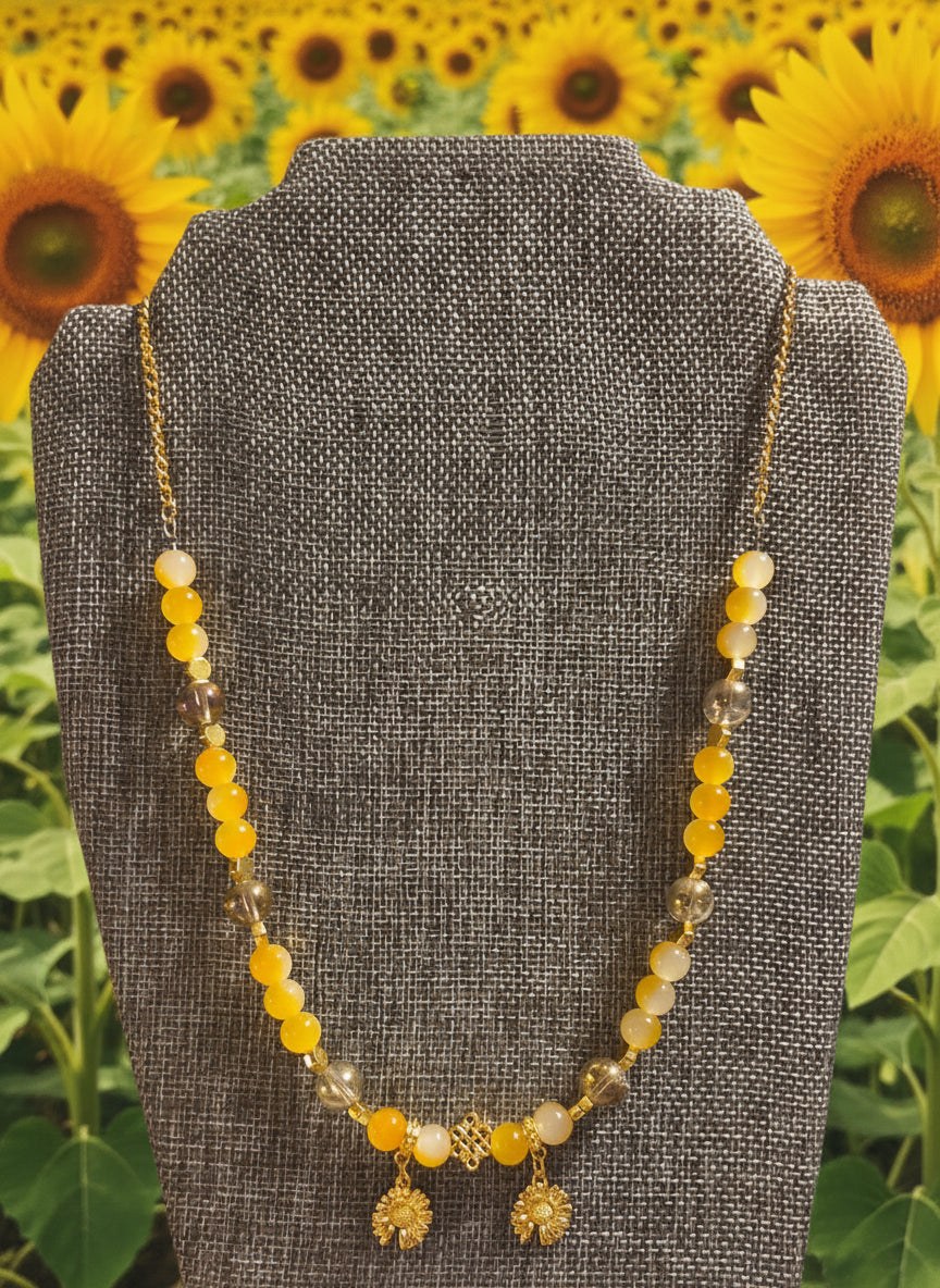 Sunflower Necklace