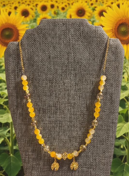 Sunflower Necklace