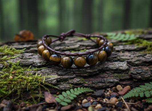 Mens Tigers eye Bracelet