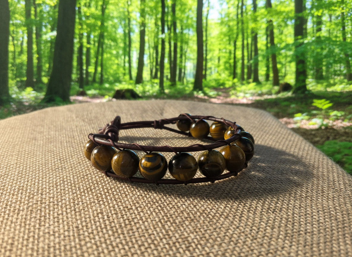Mens Tigers eye Bracelet