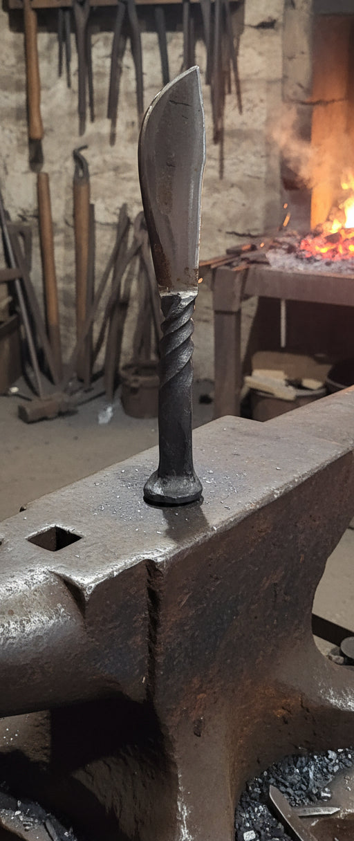 Railroad spike knife, knife B