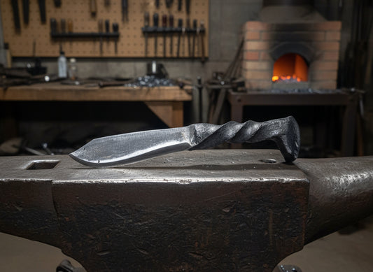 Railroad spike knife, knife C