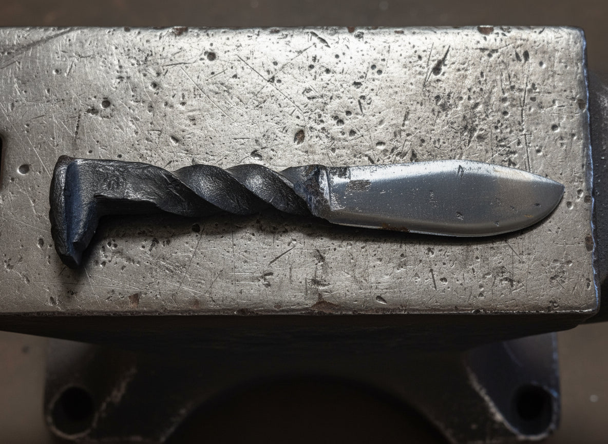 Railroads spike knife, knife D