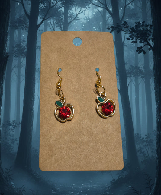 Golden Apple Earring