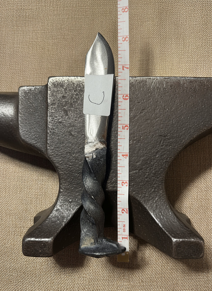 Railroad spike knife, knife C