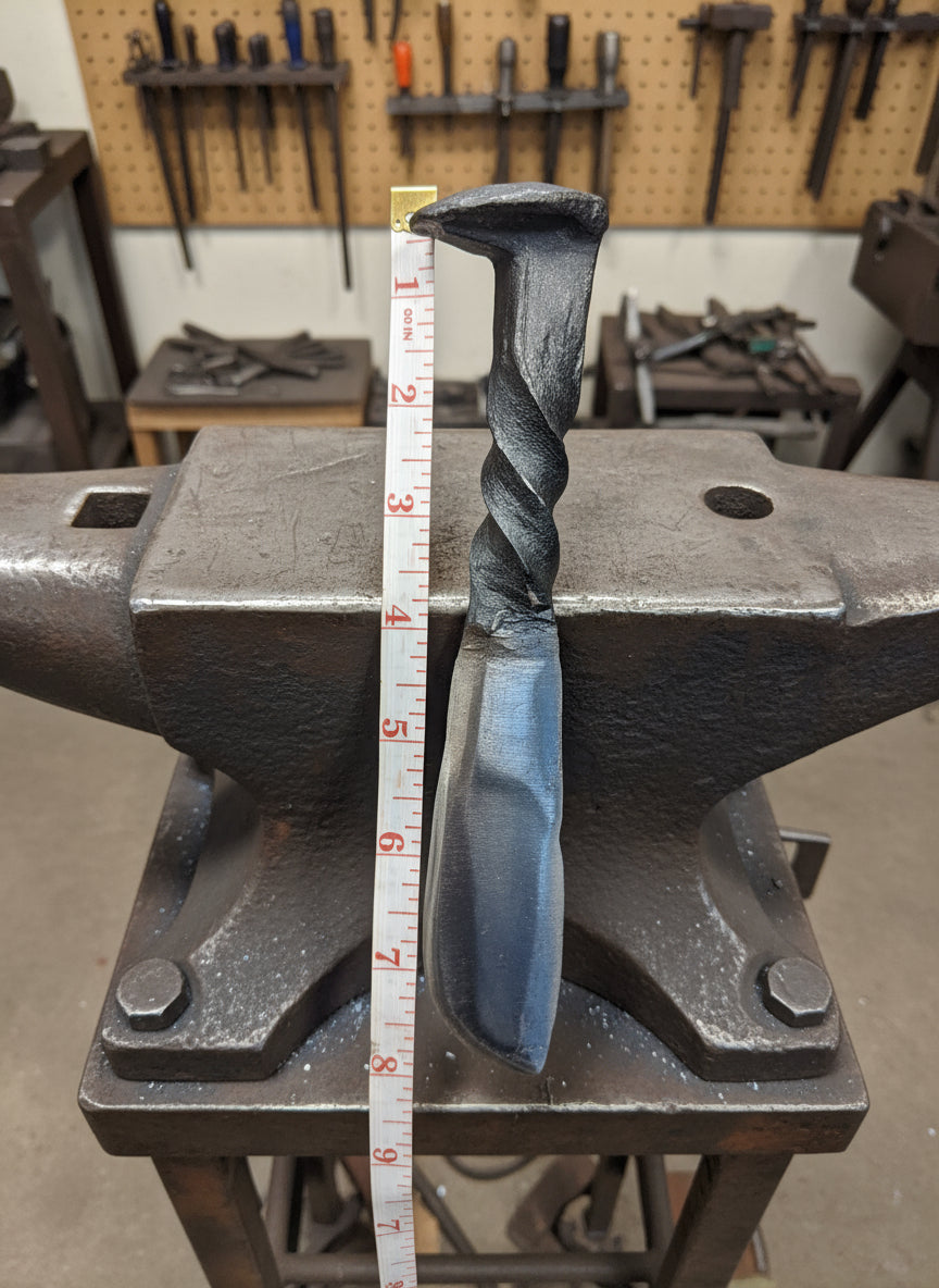 Railroad spike knife, knife E