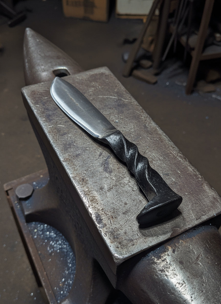 Railroad spike knife, knife G