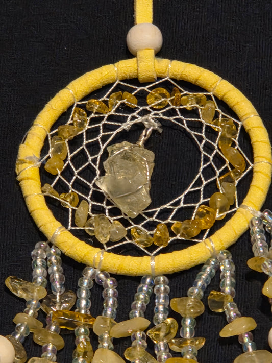 Citrine dreamcatcher