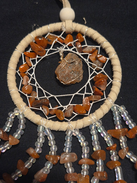 Red jasper dreamcatcher