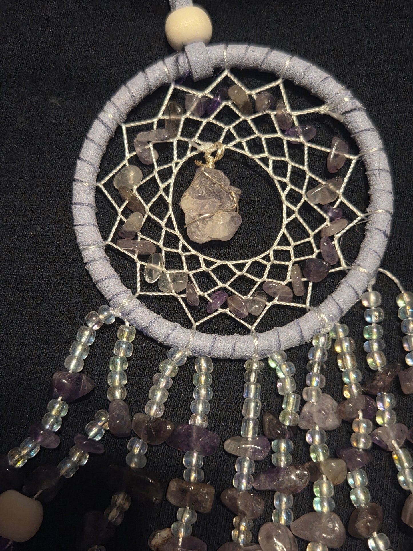 Amethyst dream catcher