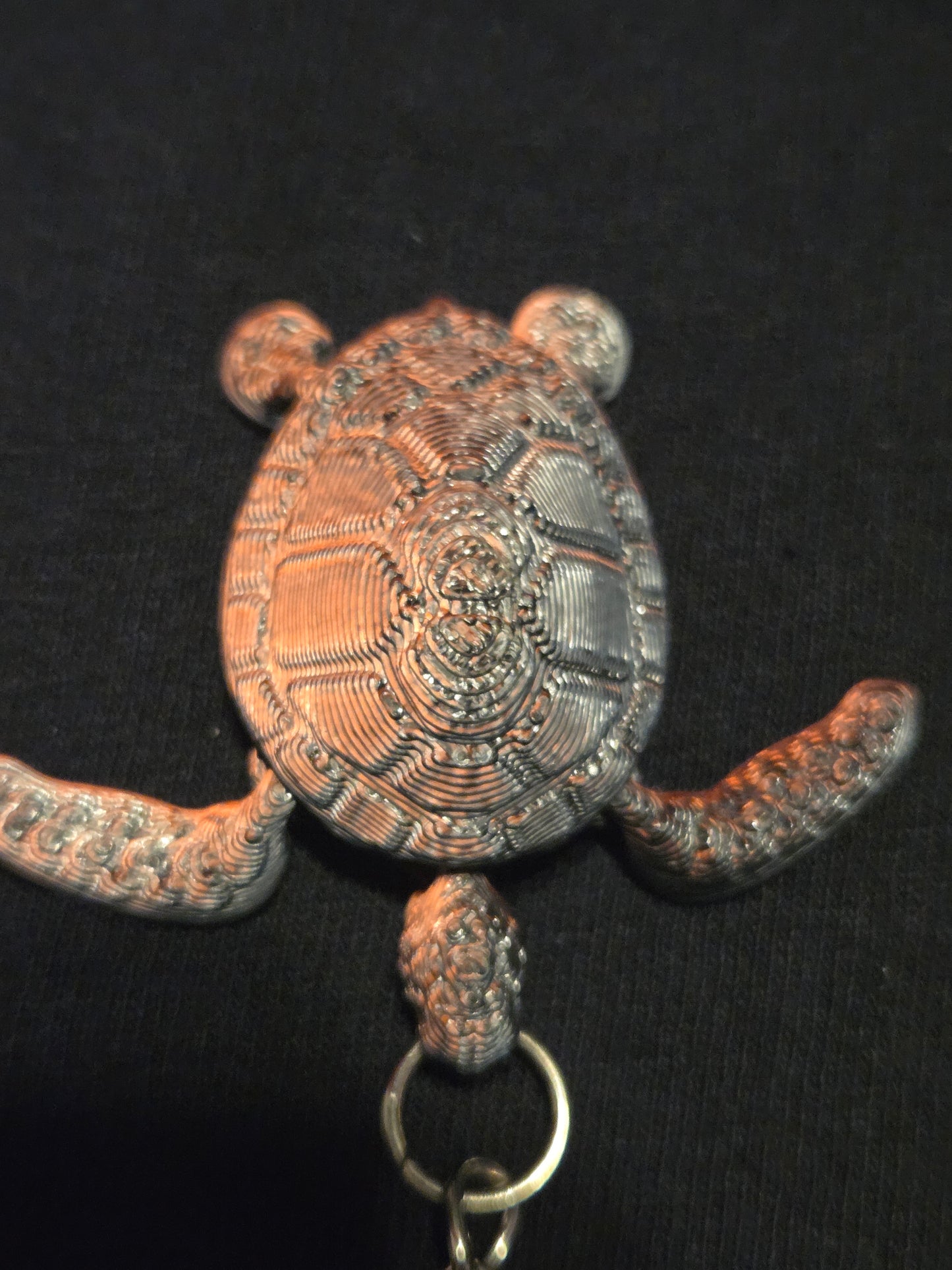 3D Printed Turtle Keychain