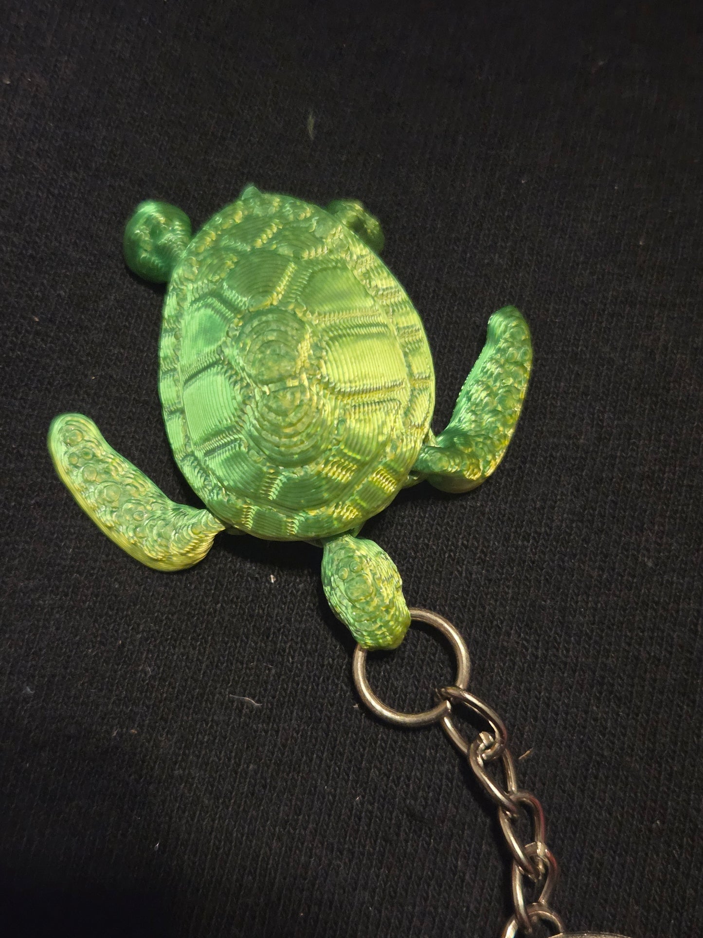 3D Printed Turtle Keychain