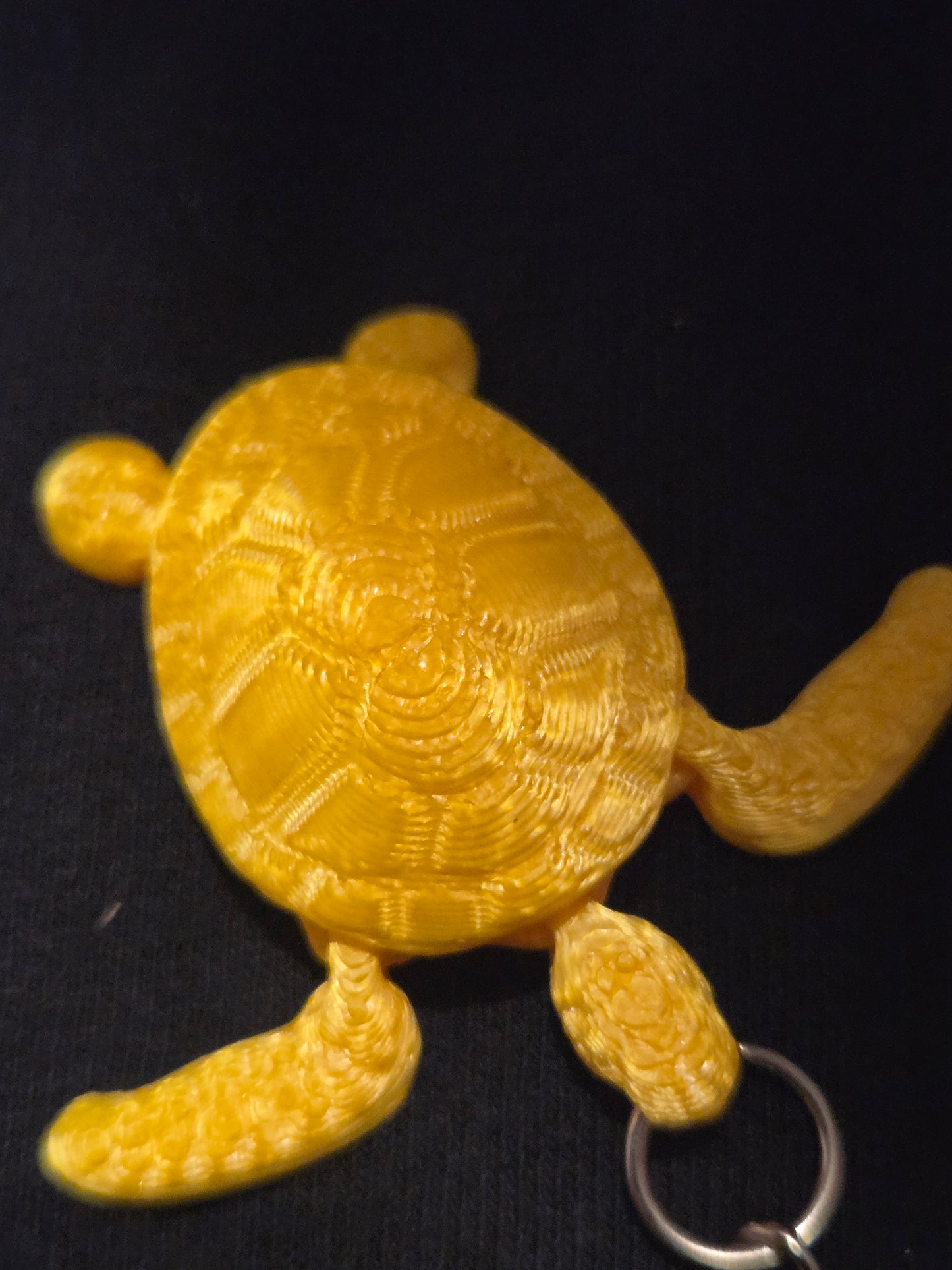3D Printed Turtle Keychain