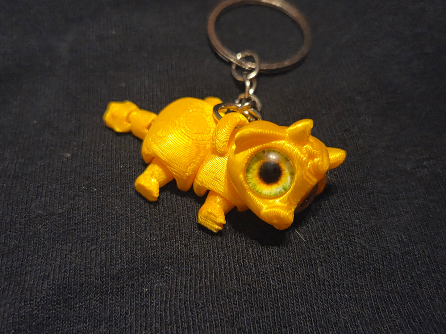 3D printed cow keychain