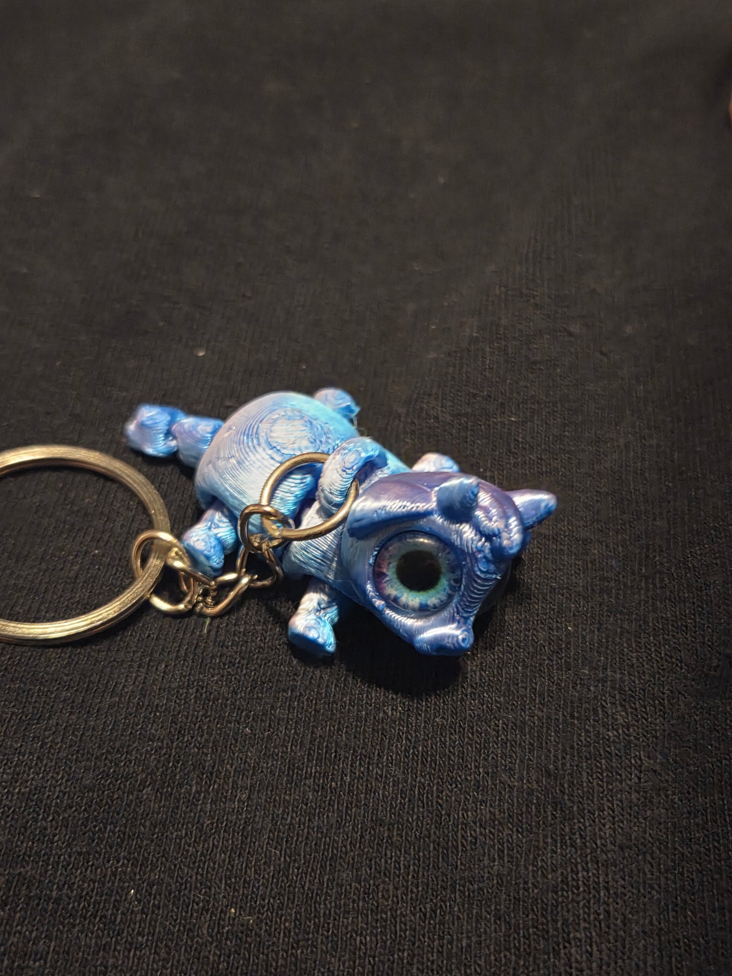 3D printed cow keychain