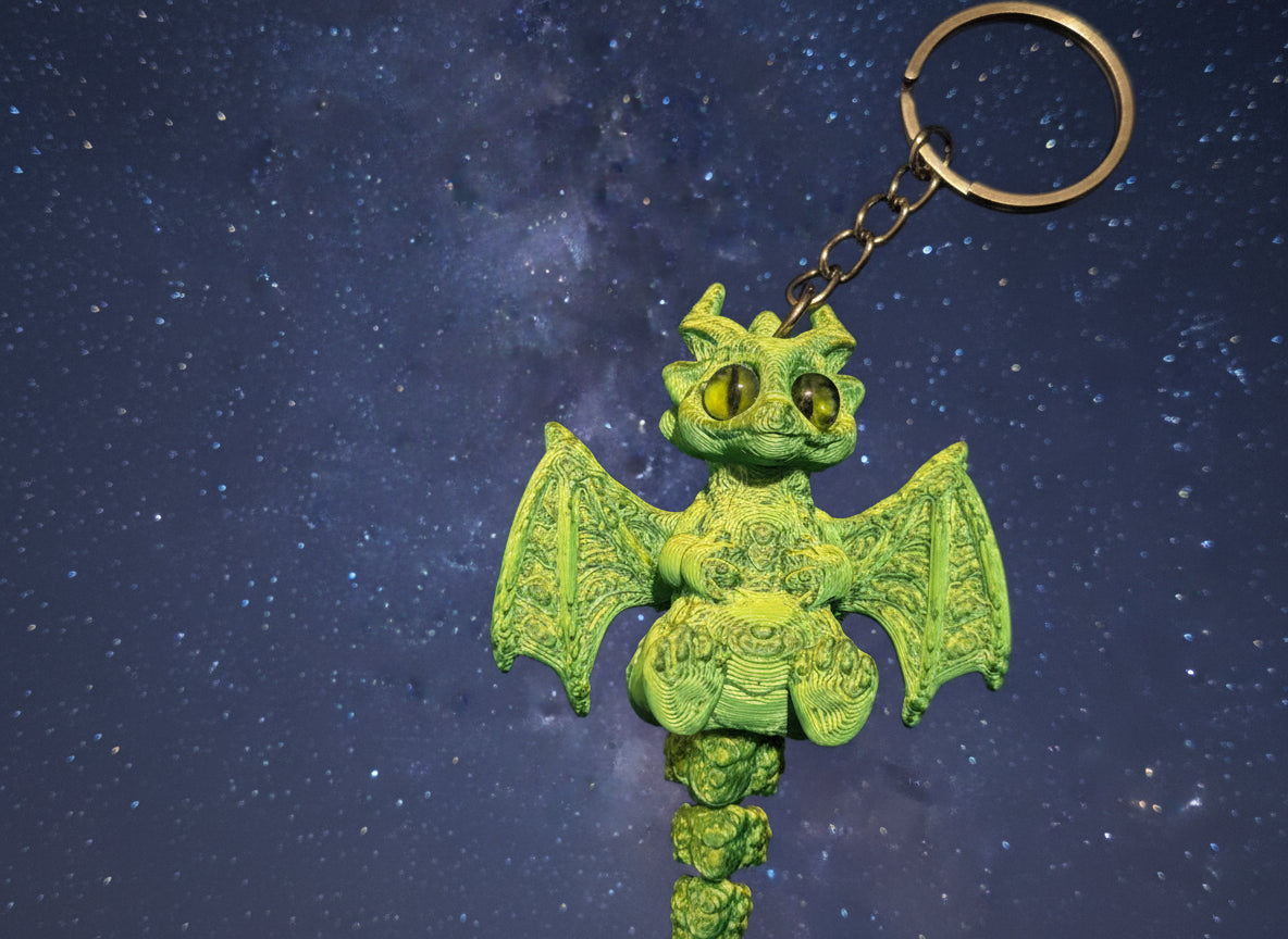 3D printed Dragon Keychain