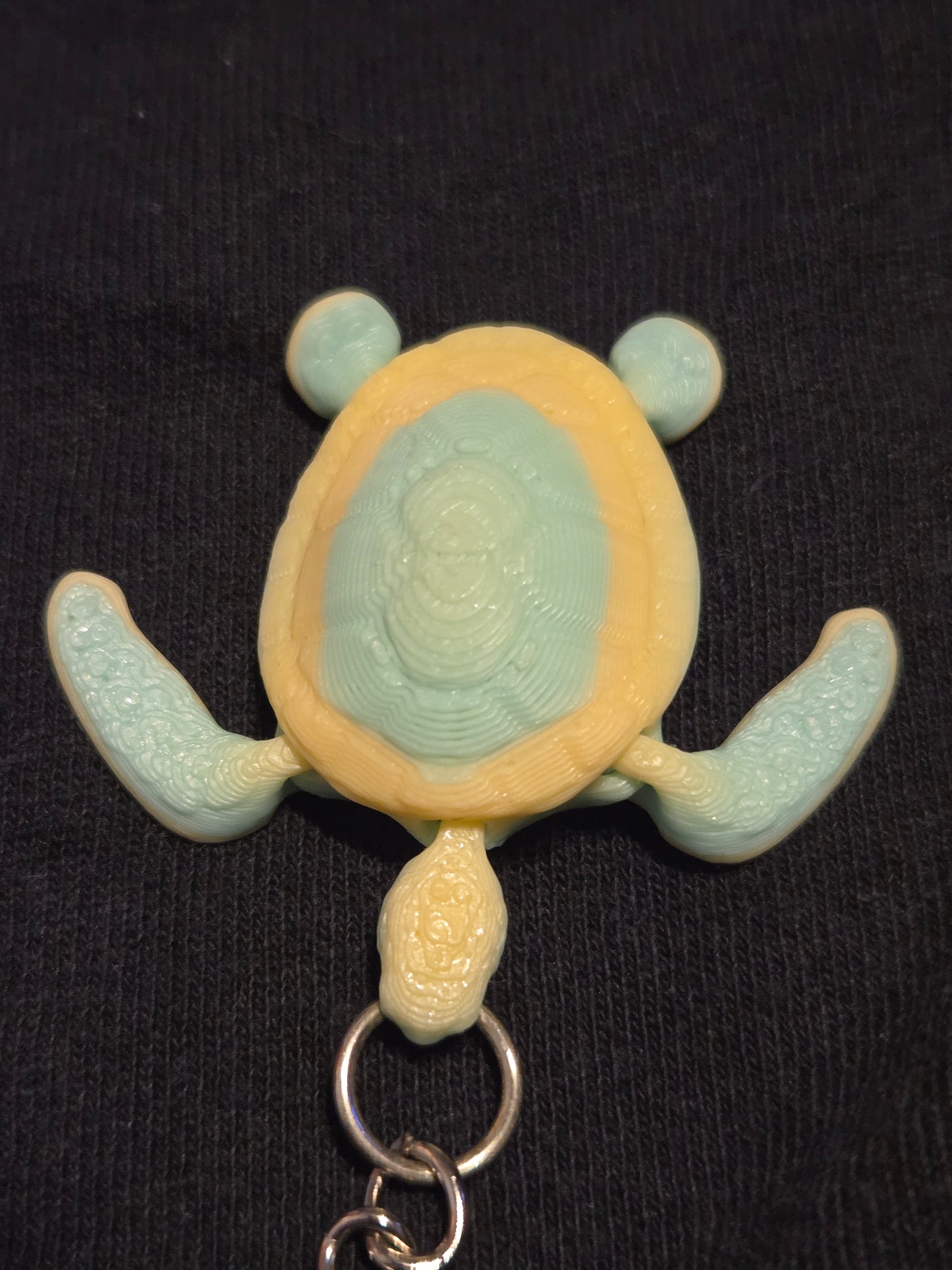 3D Printed Turtle Keychain