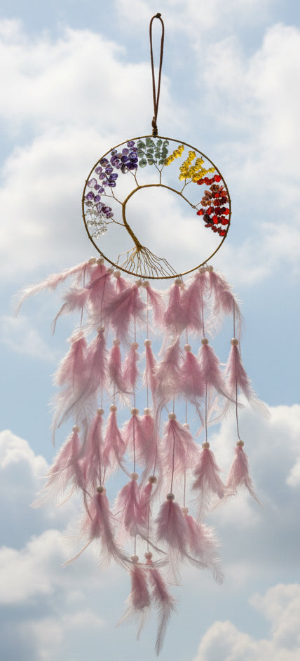 Feather tree of life Dreamcatcher