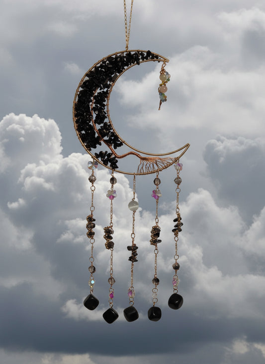 Obsidian suncatcher