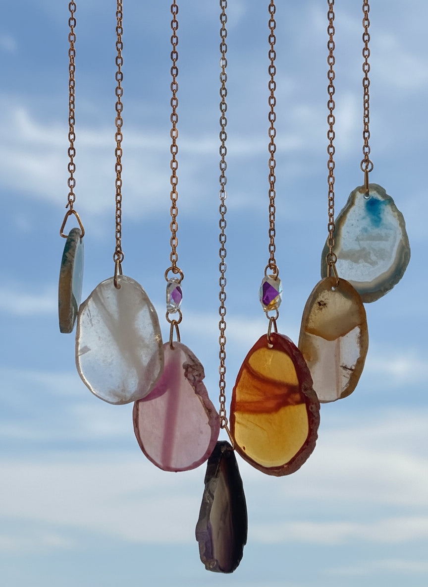 Seven chakra suncatcher