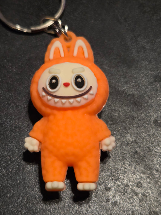 Authentic pop mart the monster the Labubu keychain Good luck Labubu Keychain