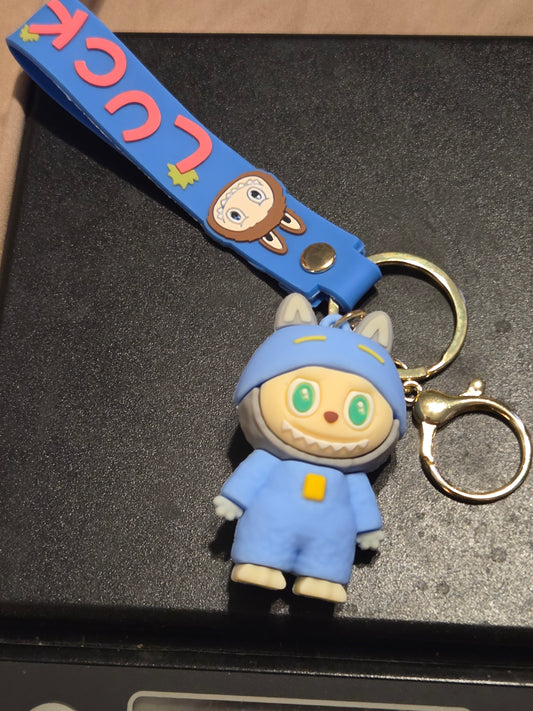 Authentic pop mart the monster the Labubu keychain Lucky Labubu keychain