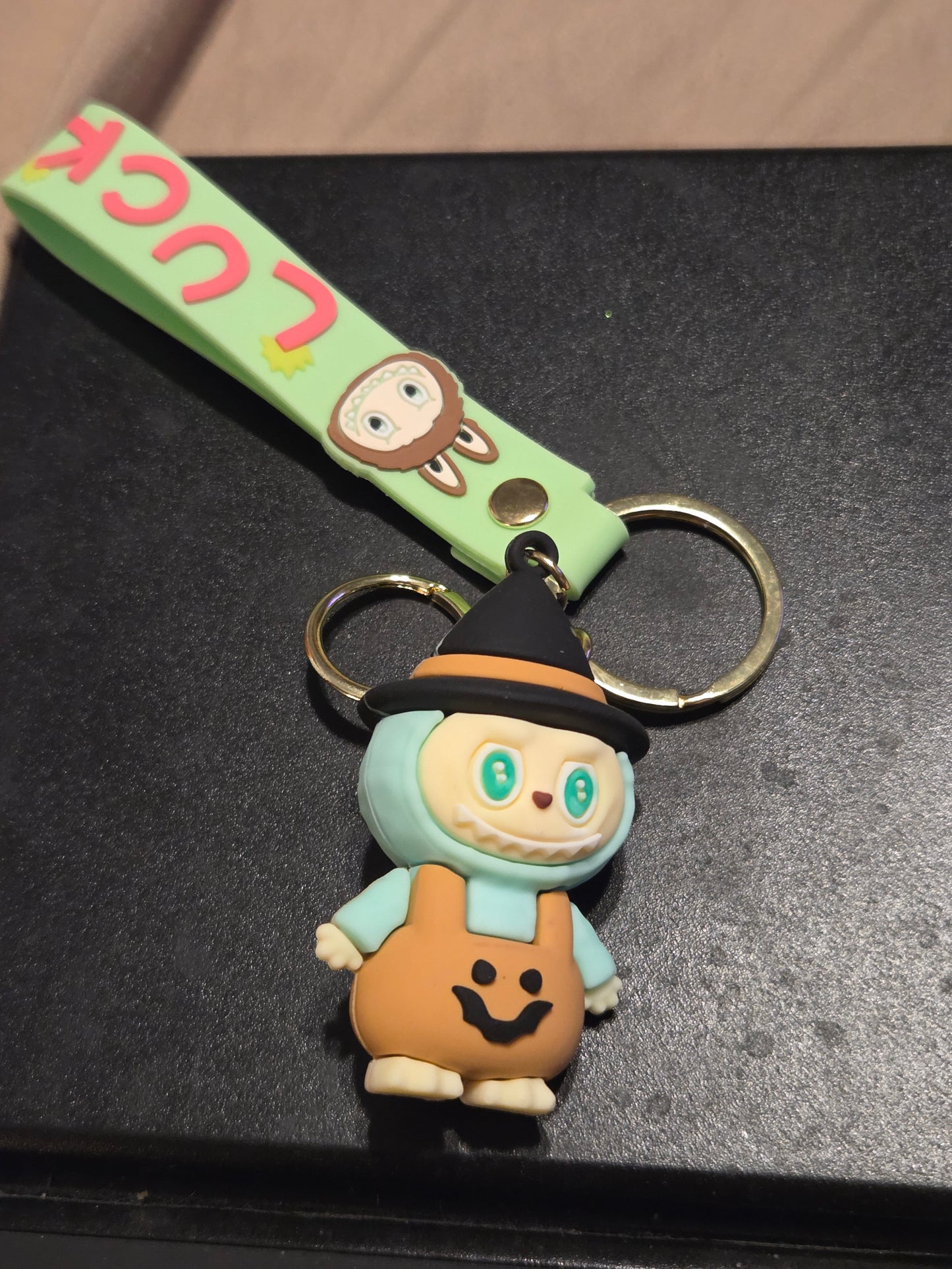 Authentic pop mart the monster the Labubu keychain Lucky Labubu keychain