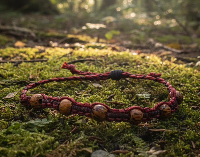 Men square knot bracelet