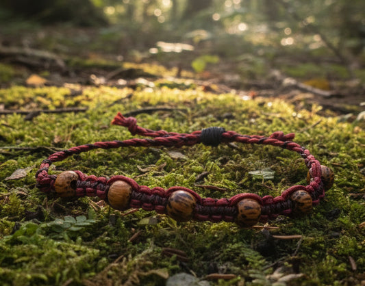 Men square knot bracelet
