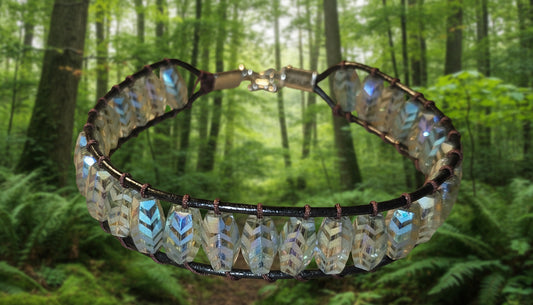 Men's glass bracelet
