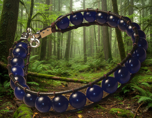 Men's Blue Agate Bracelet