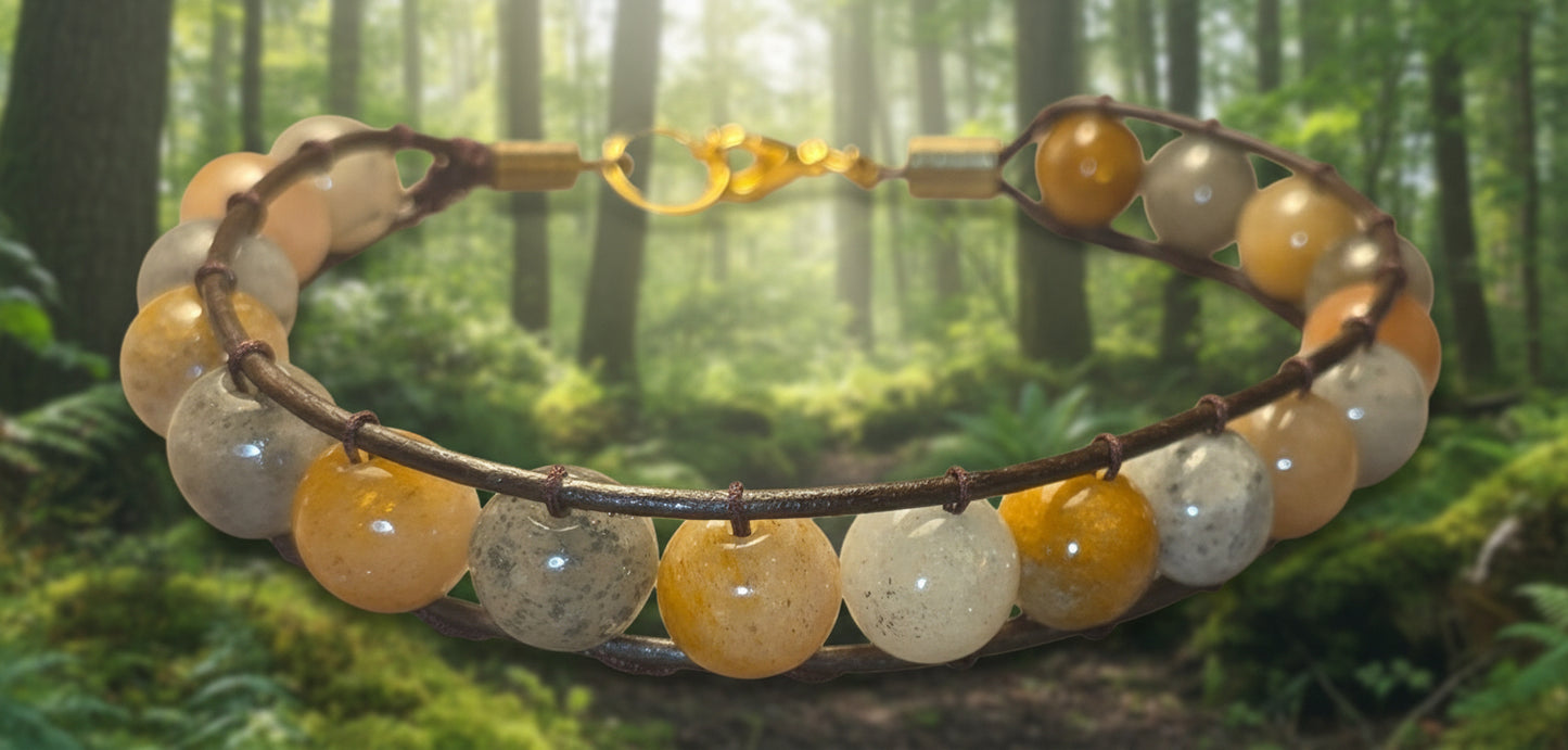 Men's Agate bracelet