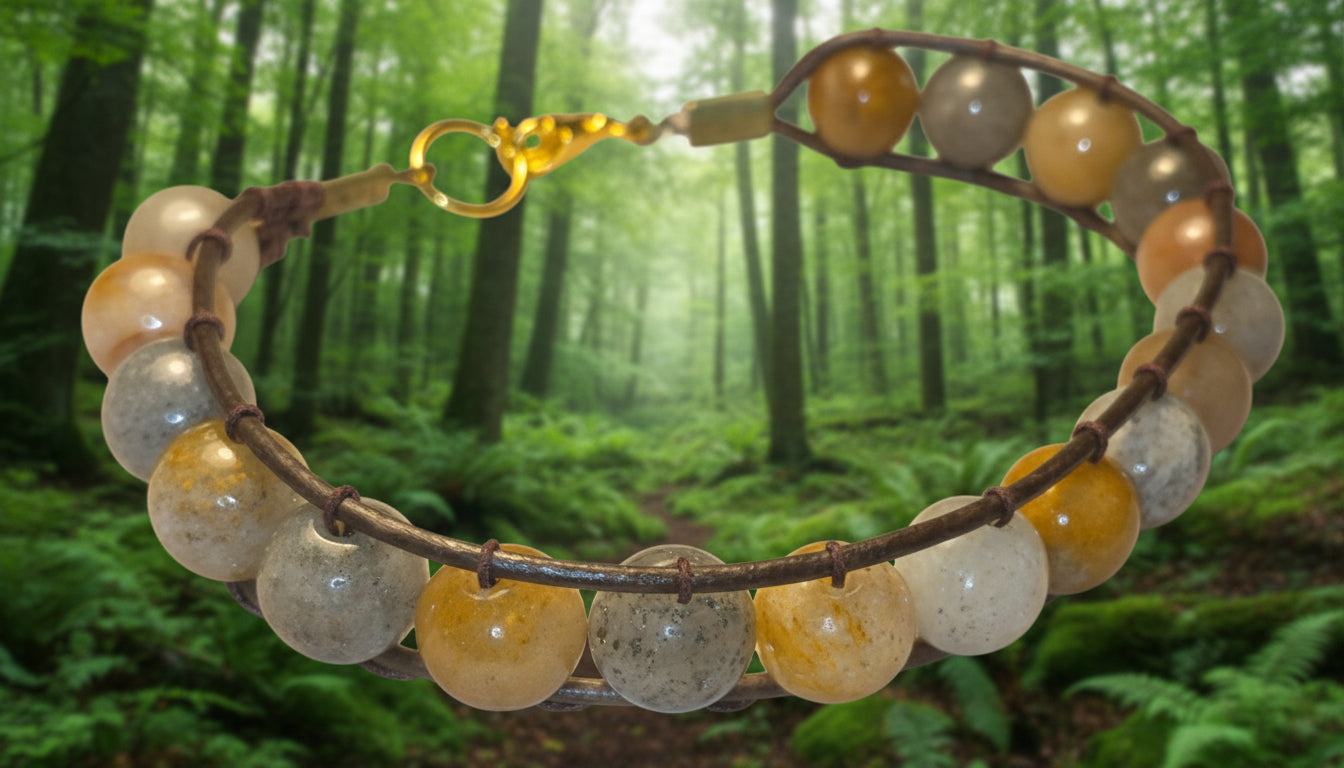 Men's Agate bracelet