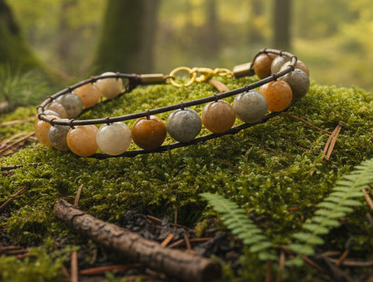 Men's Agate bracelet
